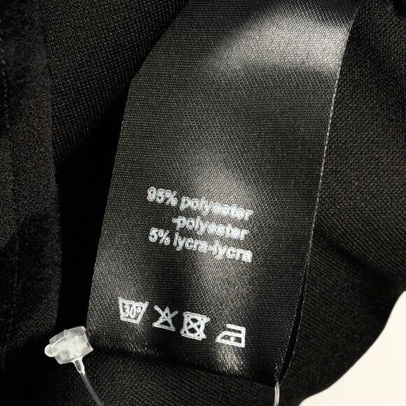 Crea Concept AW/20 Black Velvet-Stripe Moto Jacket - Picture 11 of 12